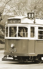 W7 no 1010. Photograph from the Melbourne Tram Museum collection