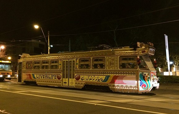 Z1 81 'Karachi W11' on its way to the Melbourne Tram Museum, 19 June 2015. Photograph courtesy Adam Chandler