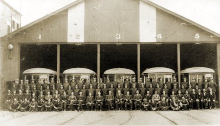 MBCTT staff photograph 1918. Photograph courtesy Cobury Historical Society